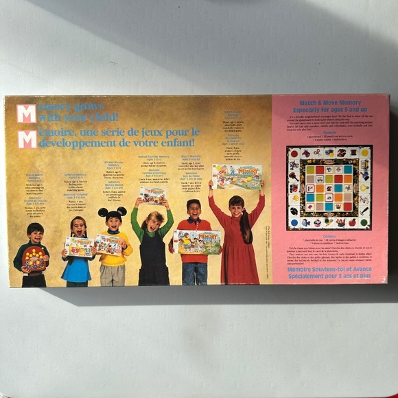 Vintage 1986 Match And Move Memory Board Game Complete Milton Bradley Kids 80's - Picture 11 of 11